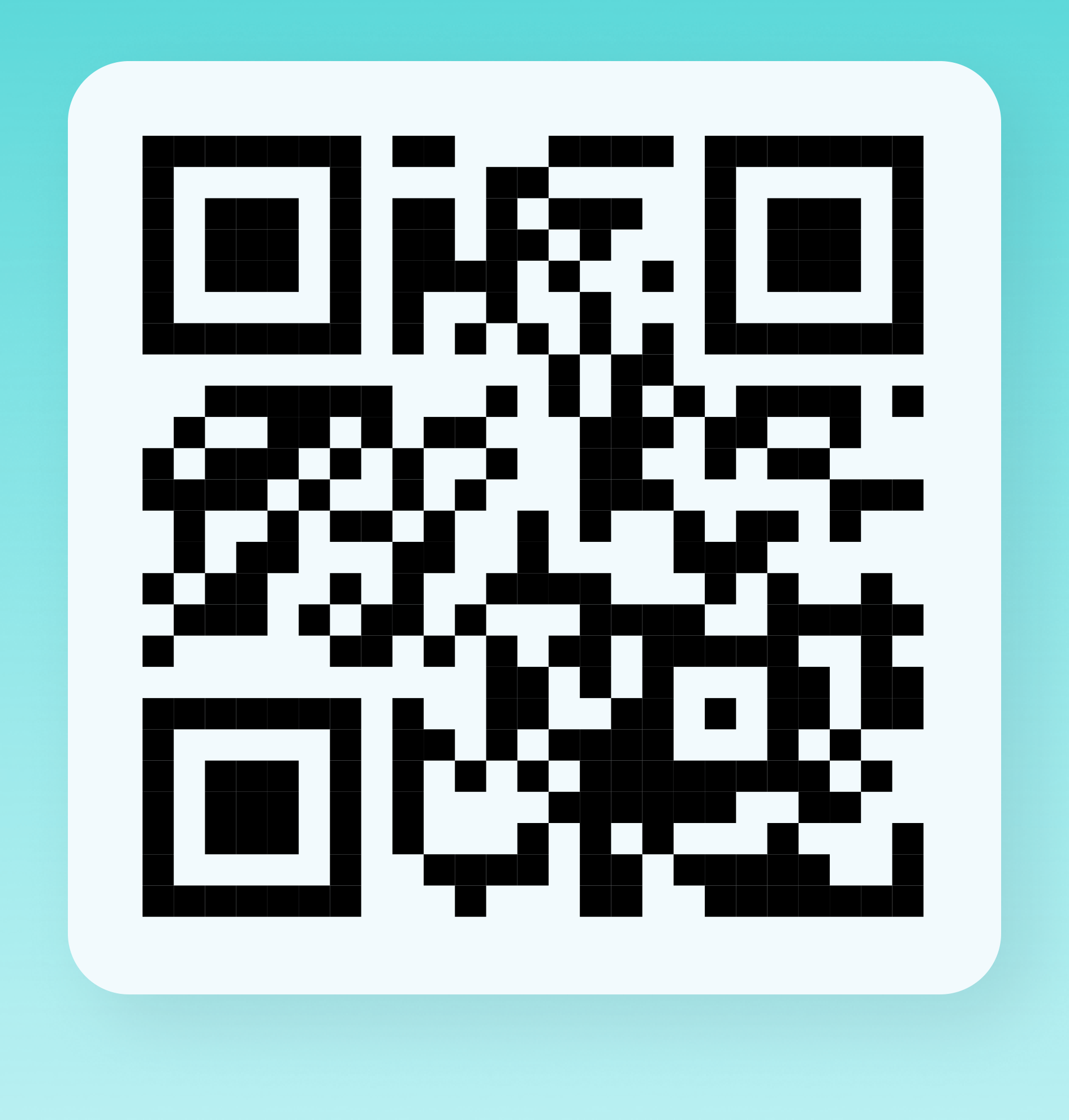 The invite code: a QR code on a white card over Remedi's teal gradient