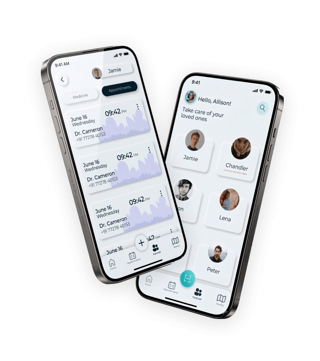 The Remedi parental feature: a caregiver viewing and managing a loved one's medicine schedule remotely